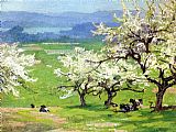 Edward Henry Potthast Springtime painting